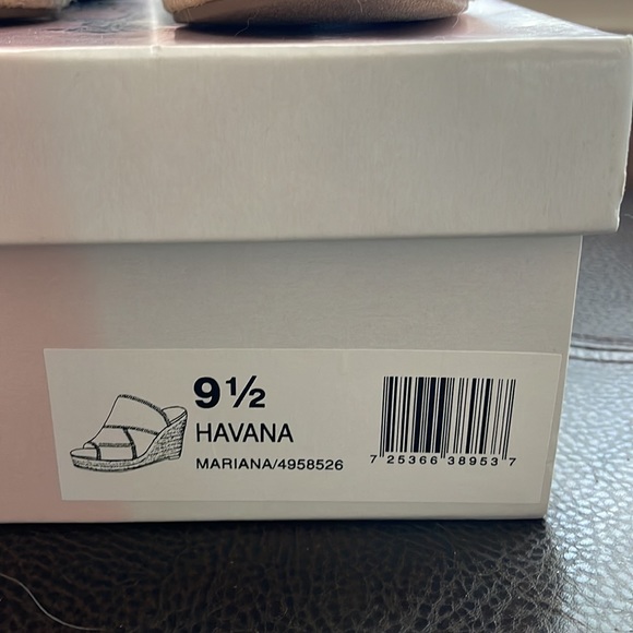 Like new Crown Vintage Havana wedge sandal - Picture 2 of 7